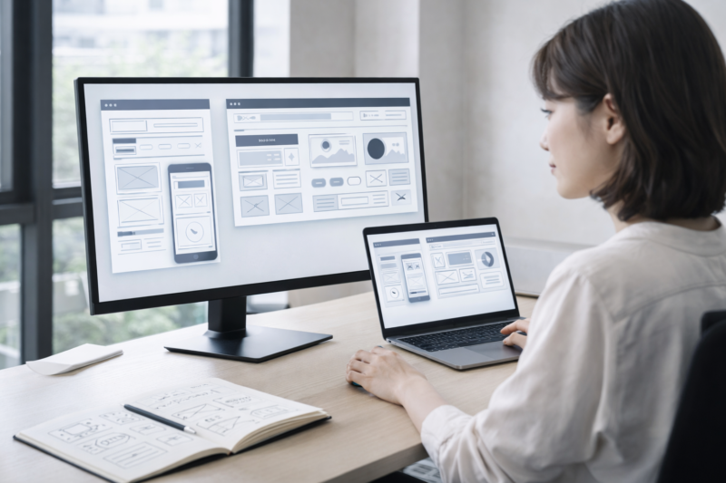 WebデザインやUI/UX設計を行う日本人ITエンジニア