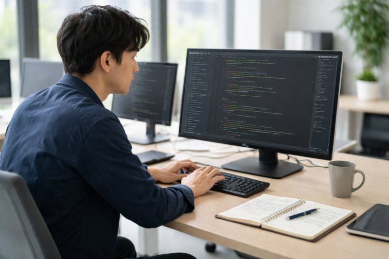 プログラムを実装するプログラマー