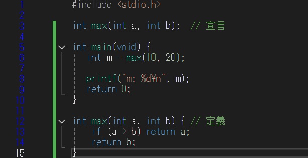 関数テストのコード