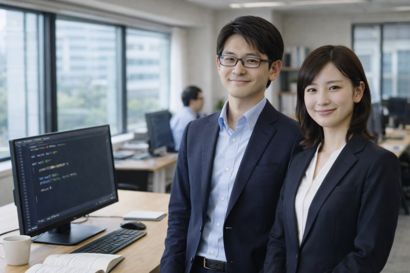 読者の疑問に答える日本人ITエンジニア男女