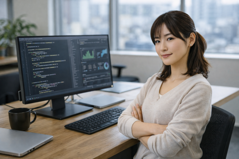 キャリア成長を実現した女性ITエンジニア