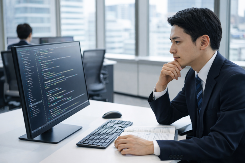 仕事について考えるITエンジニア