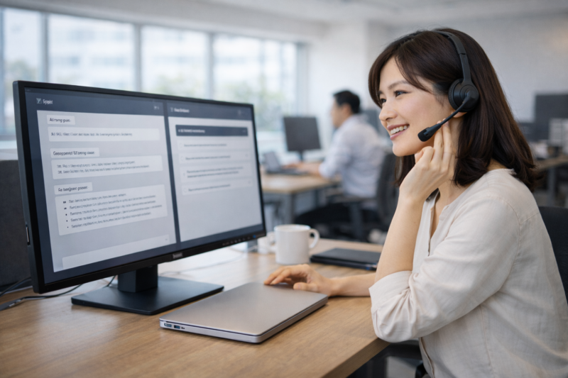 プロンプトエンジニアに関する質問に回答する様子