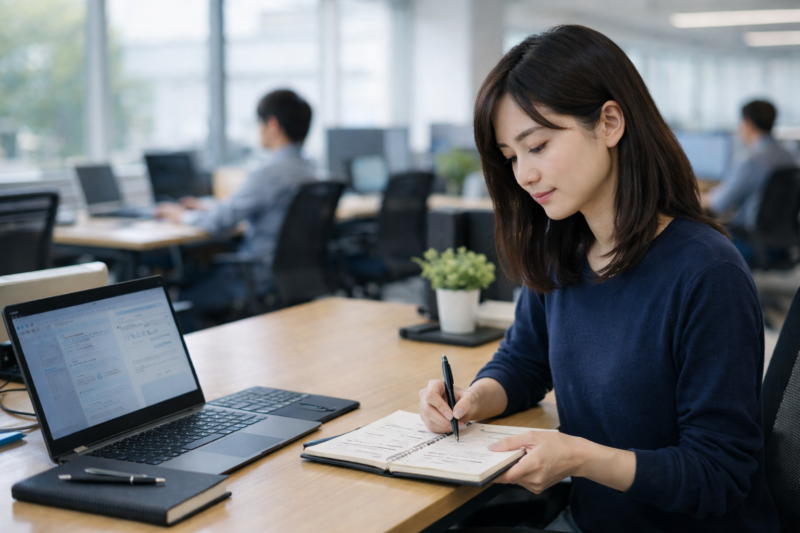 脆弱性診断の準備でスコープを確認するエンジニア