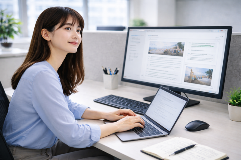 ブログで情報発信するエンジニア