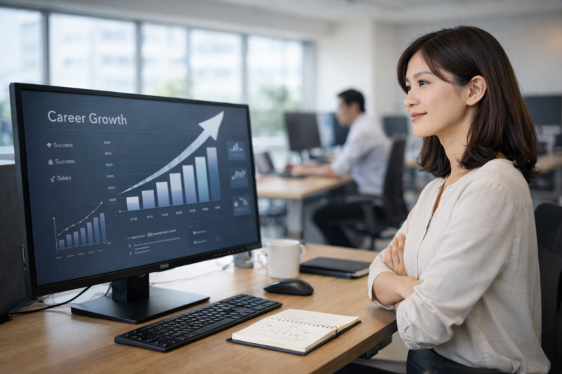 プロンプトエンジニアの将来性とキャリア成長イメージ