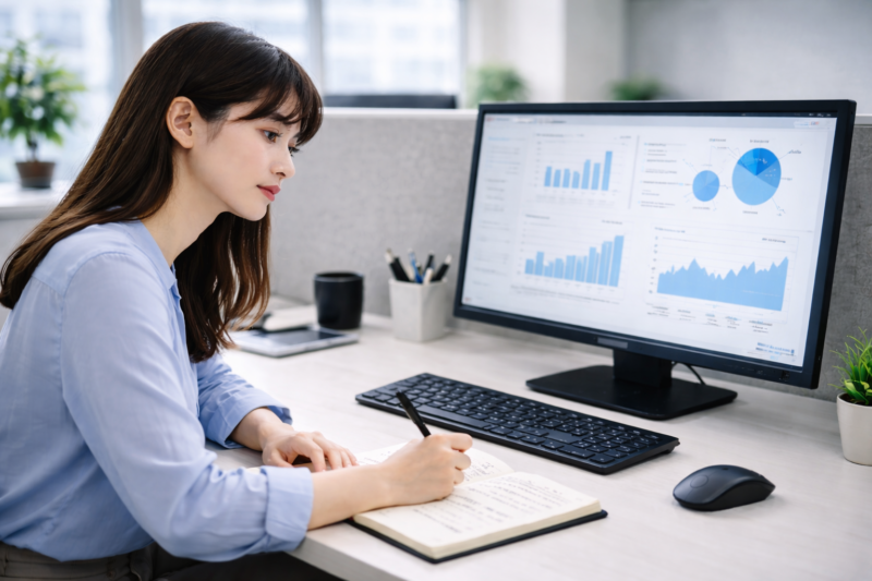 データを分析するITエンジニア